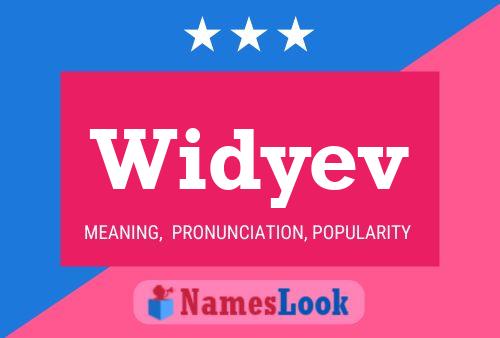 Widyev Name Poster