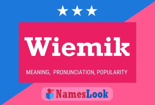 Wiemik Name Poster