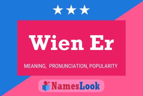 Wien Er Name Poster