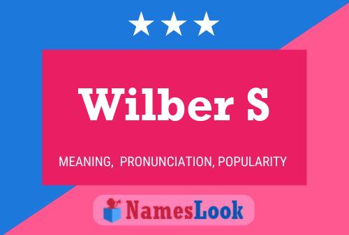 Wilber S Name Poster