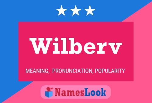 Wilberv Name Poster