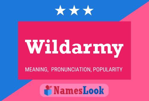 Wildarmy Name Poster