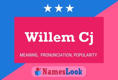 Willem Cj Name Poster