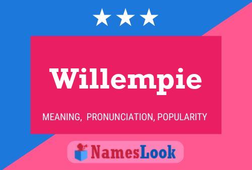 Willempie Name Poster