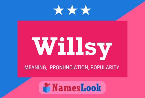 Willsy Name Poster