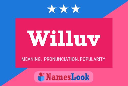 Willuv Name Poster