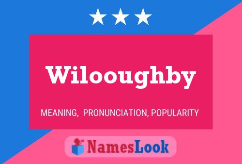 Wilooughby Name Poster