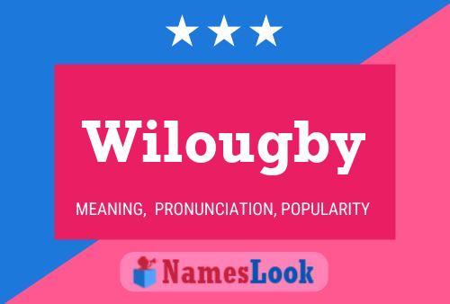 Wilougby Name Poster