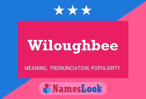 Wiloughbee Name Poster