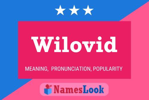 Wilovid Name Poster