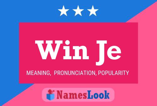 Win Je Name Poster