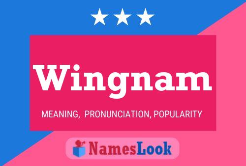 Wingnam Name Poster