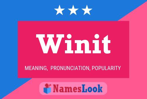 Winit Name Poster