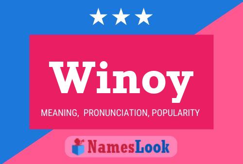 Winoy Name Poster