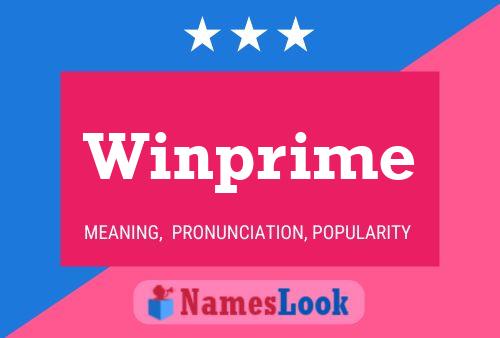 Winprime Name Poster