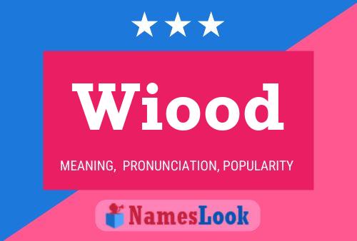 Wiood Name Poster