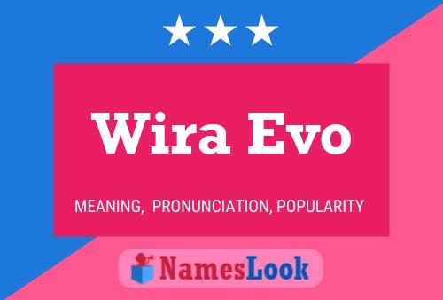 Wira Evo Name Poster