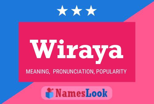 Wiraya Name Poster