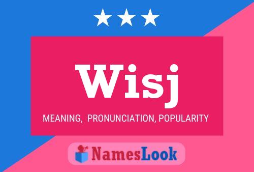 Wisj Name Poster