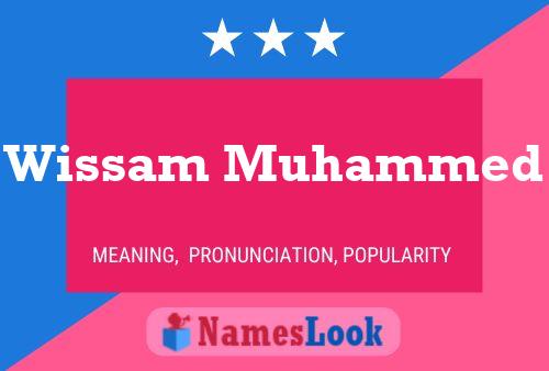 Wissam Muhammed Name Poster