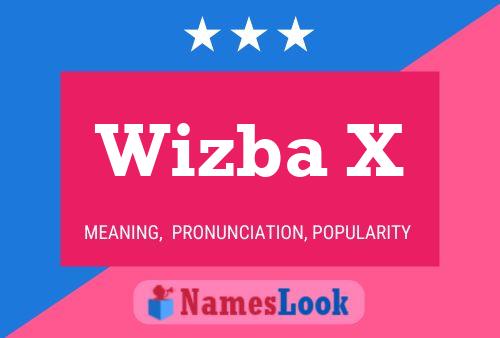 Wizba X Name Poster