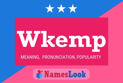 Wkemp Name Poster