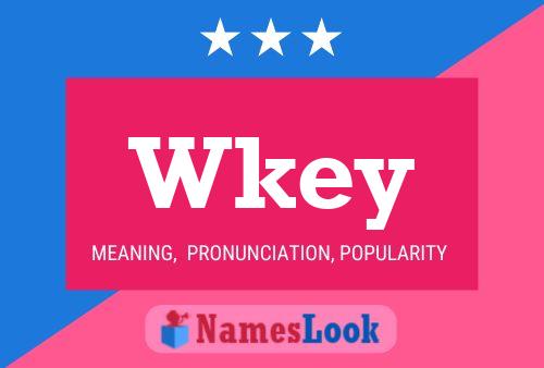 Wkey Name Poster