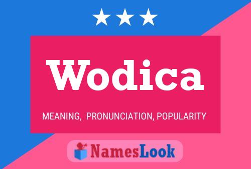 Wodica Name Poster