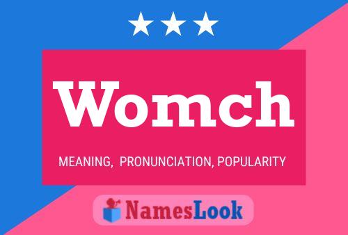 Womch Name Poster