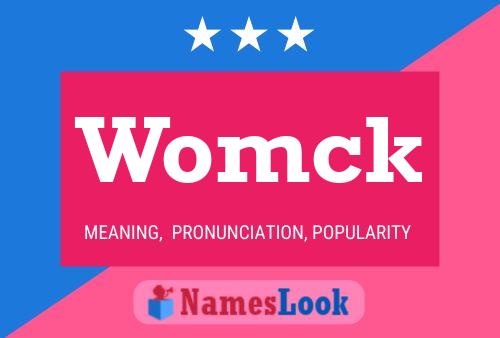 Womck Name Poster