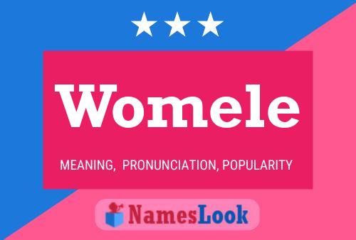 Womele Name Poster