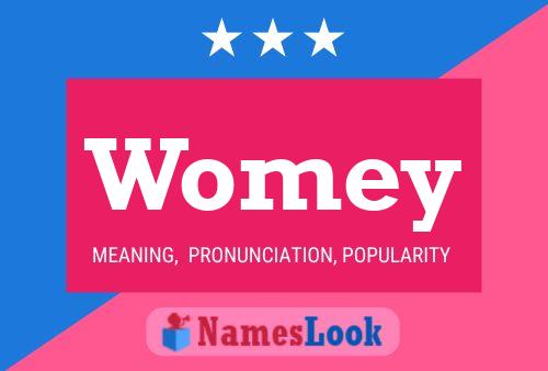 Womey Name Poster