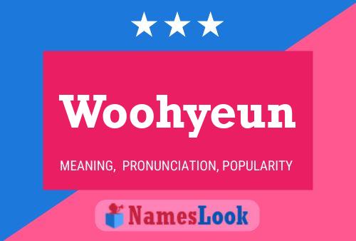 Woohyeun Name Poster