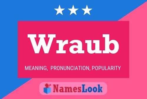 Wraub Name Poster