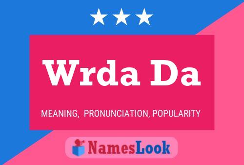 Wrda Da Name Poster