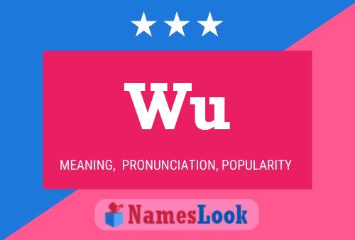 Wu Name Poster