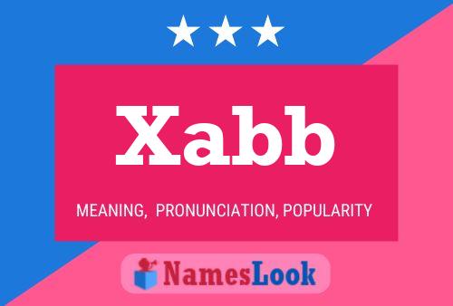 Xabb Name Poster