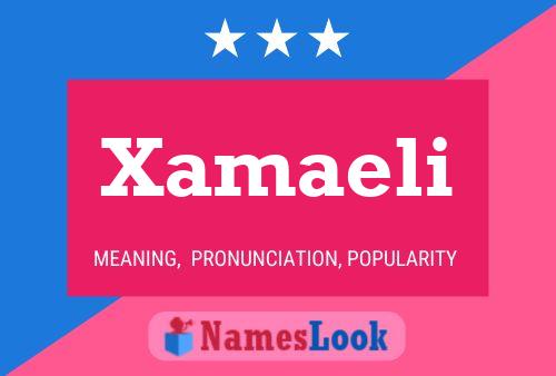 Xamaeli Name Poster