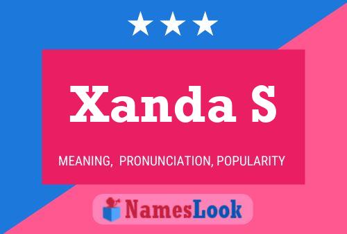 Xanda S Name Poster