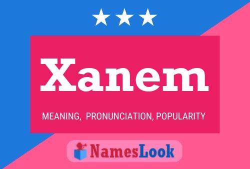 Xanem Name Poster