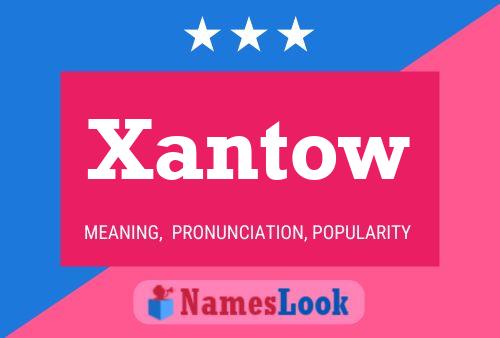 Xantow Name Poster