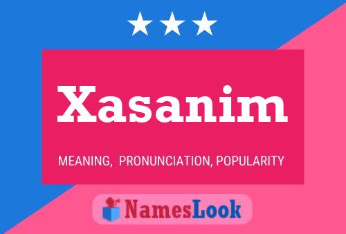 Xasanim Name Poster