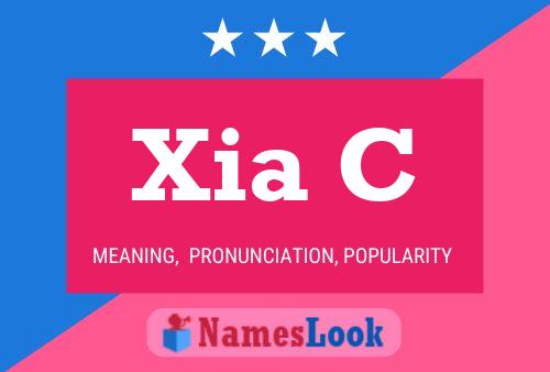 Xia C Name Poster