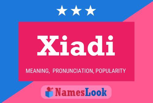 Xiadi Name Poster