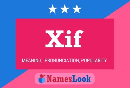 Xif Name Poster