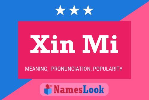 Xin Mi Name Poster