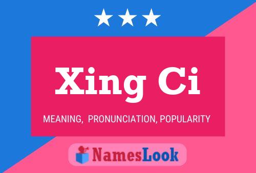 Xing Ci Name Poster