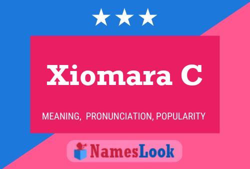 Xiomara C Name Poster