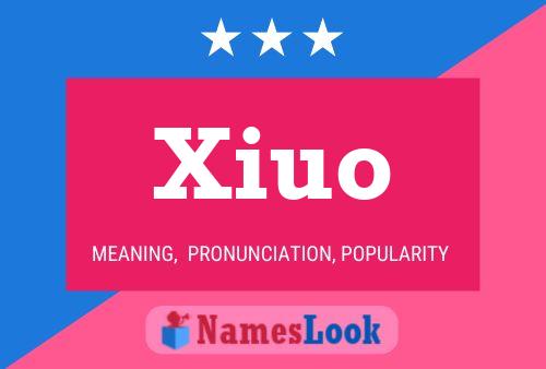 Xiuo Name Poster