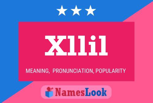 Xllil Name Poster